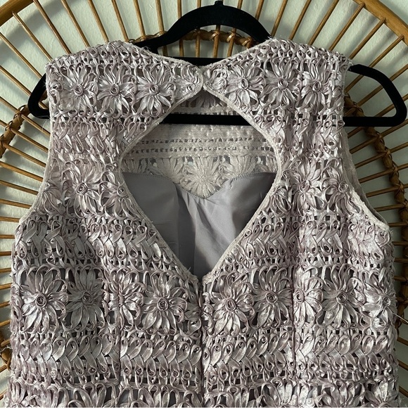 JS Collections Cutout Back Soutache Gown in Pink Sz 14 - Picture 5 of 16